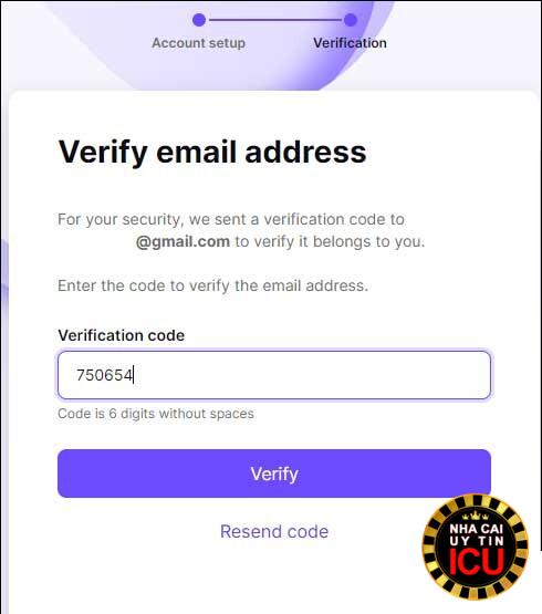 Mở mail để dán mã code do ProtonVPN gửi