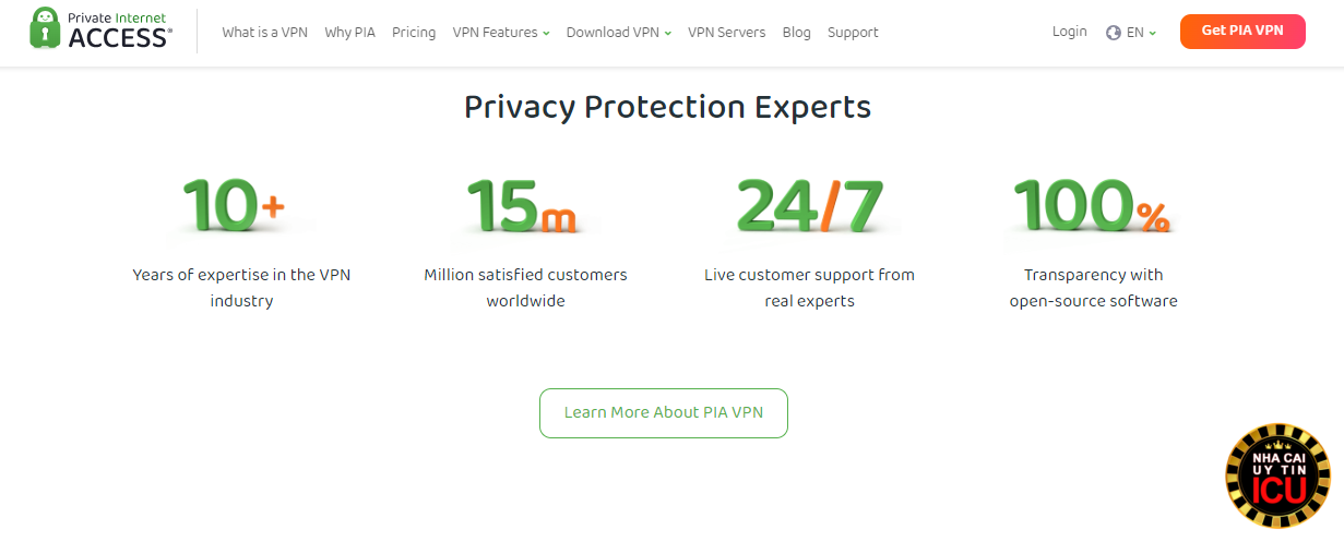 PIA bảo mật thông tin người dùng tối đa