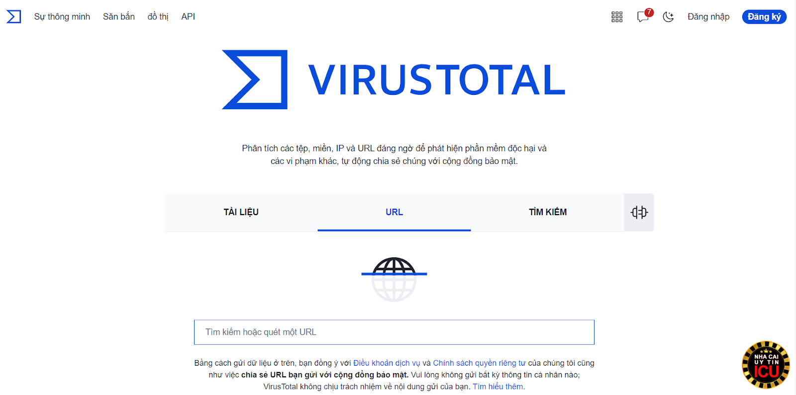 Nhận biết nhà cái lừa đảo thông qua tool VirusTotal